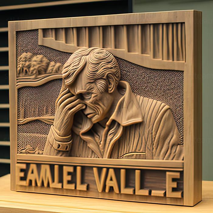 3D model Evansville Indiana (STL)
